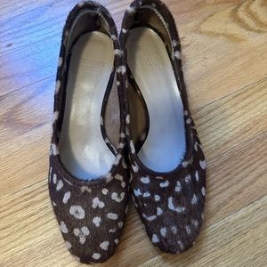 Maryam Nasir Zadeh animal hair ballet flats